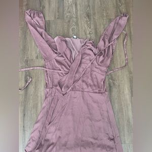 Pink Wrap Dress